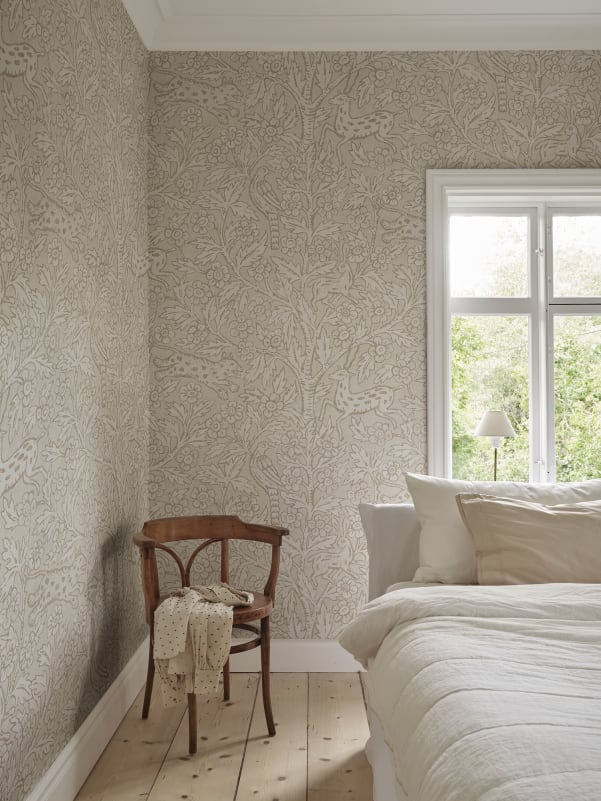 Sandberg Mural SKU# S10745 pattern name & color Eden Mural, Sandstone from the collection Sandberg Heritage.