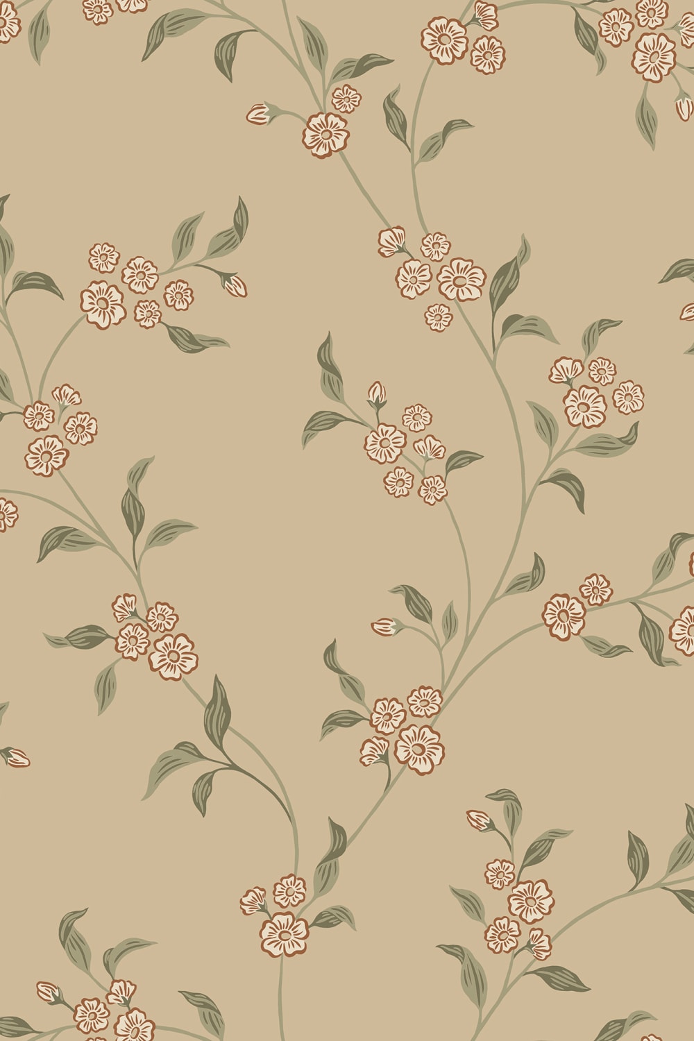 View Sandberg Wallpaper Item# S10773 pattern name & color Smilli, Clay