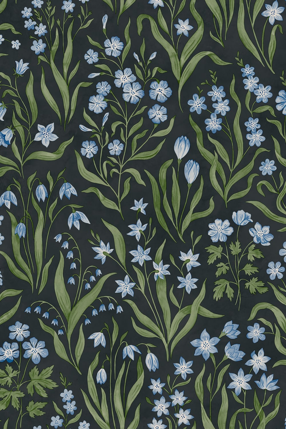 Save on Sandberg Wallpaper SKU S10779 pattern name & color Märta, Charcoal