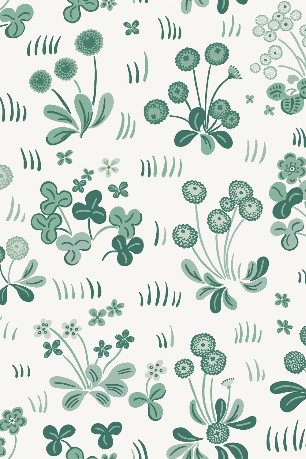 Purchase Sandberg Wallpaper SKU S10784 pattern name & color Bellis, Emerald