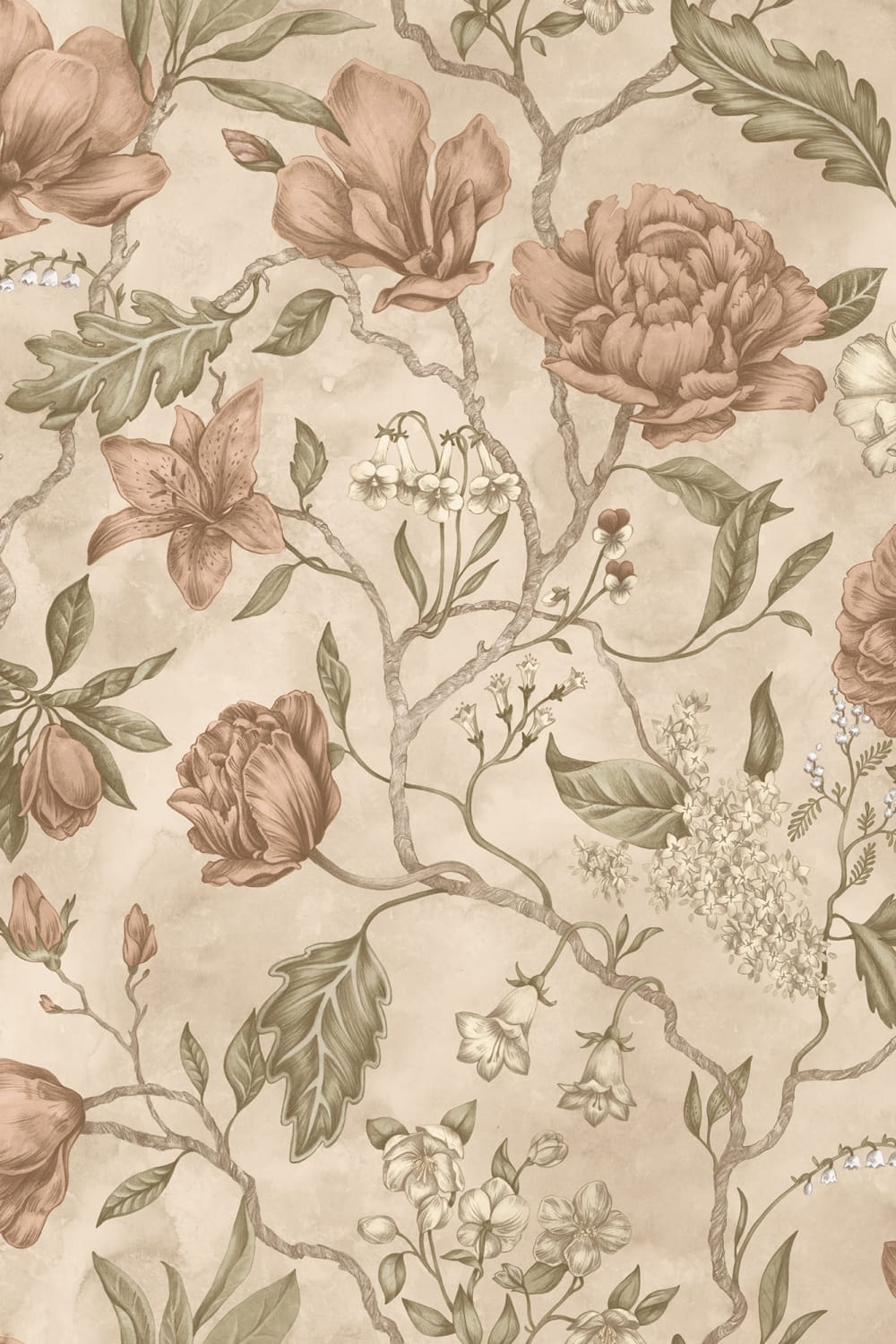 Shop Sandberg Wallpaper Pattern S10795 pattern name & color Linda, Blush