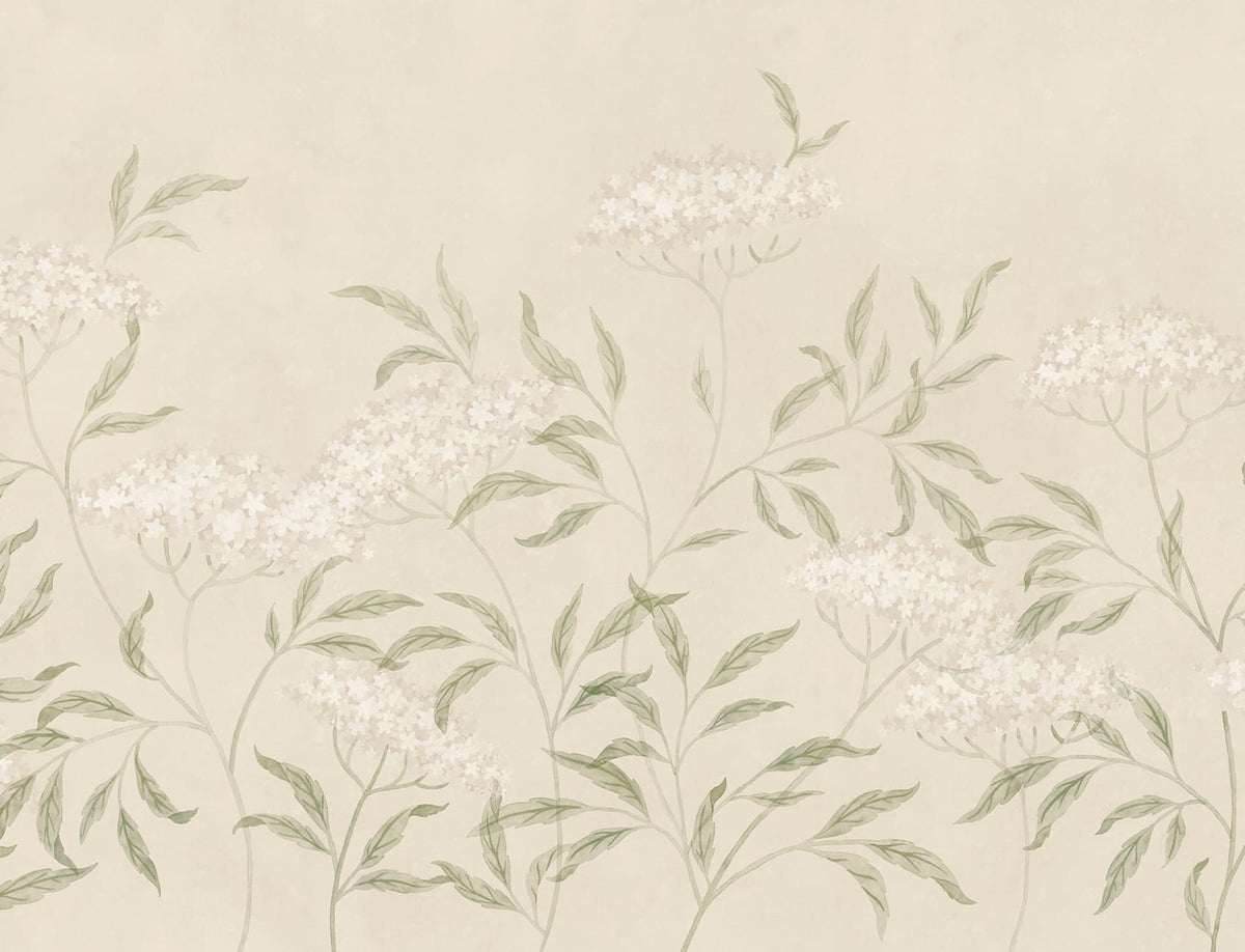 Acquire Sandberg Mural Product S10804 pattern name & color Emmalisa, Sandstone