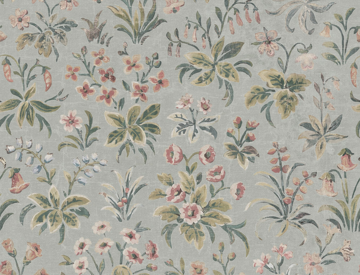 Find Sandberg Mural Item S10905 pattern name & color Ania, Misty Blue