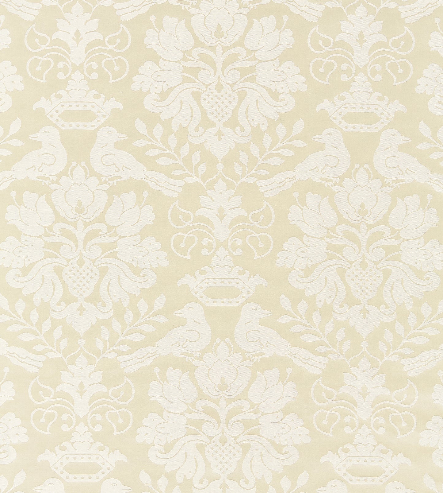 Purchase Scalamandre Fabric Pattern# SC 00011098MM, Love Bird Creme 1