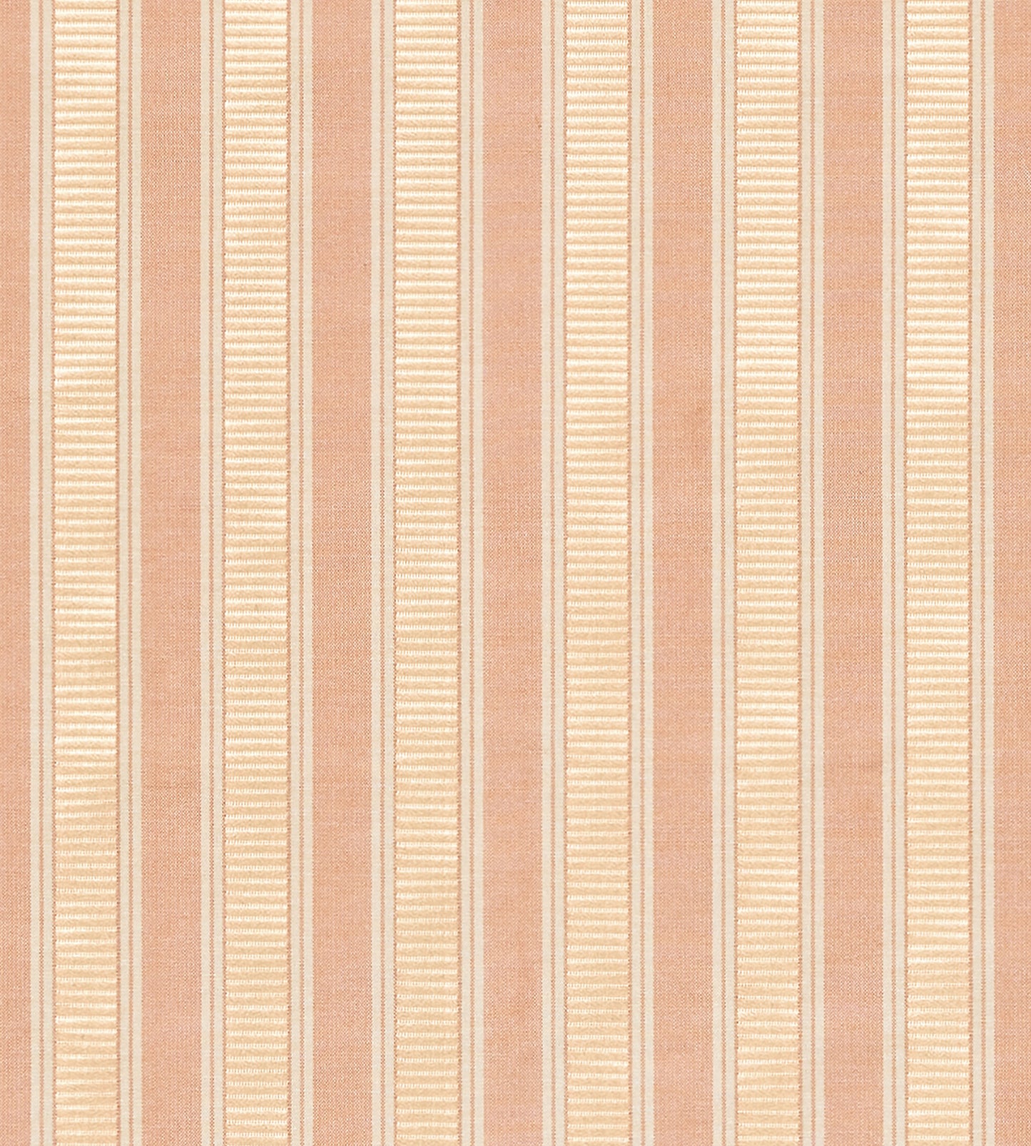 Purchase Scalamandre Fabric Item SC 0001121M, Shirred Stripe Peach & Beige 1