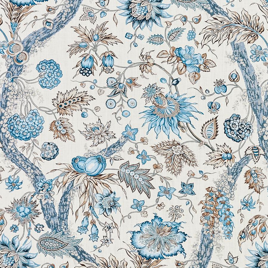 Purchase Scalamandre Fabric SKU# SC 000116647, Fleurs Tropicales Water'S Edge 1