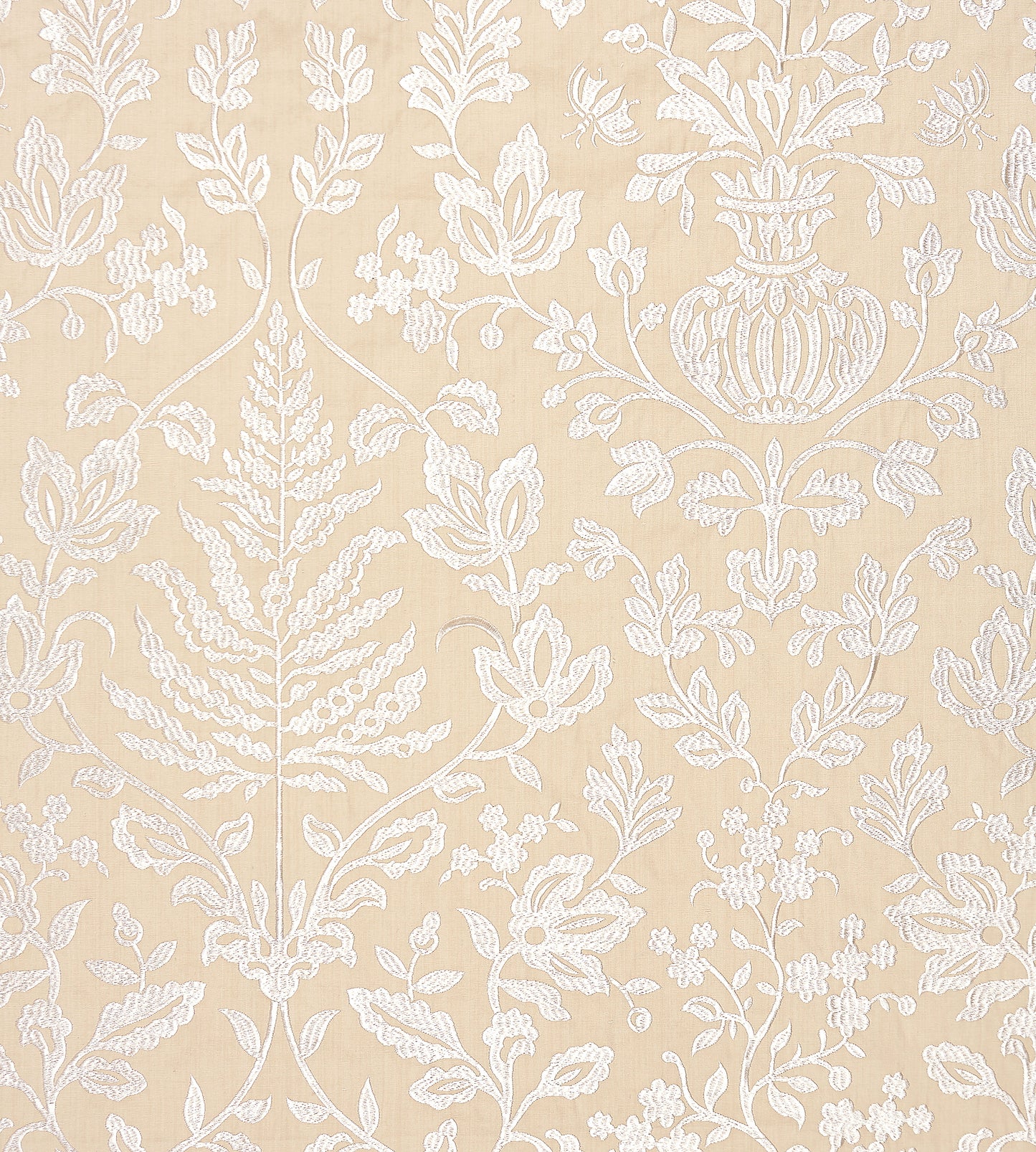 Purchase Scalamandre Fabric Pattern SC 000127032, Shalimar Embroidery Sand 1