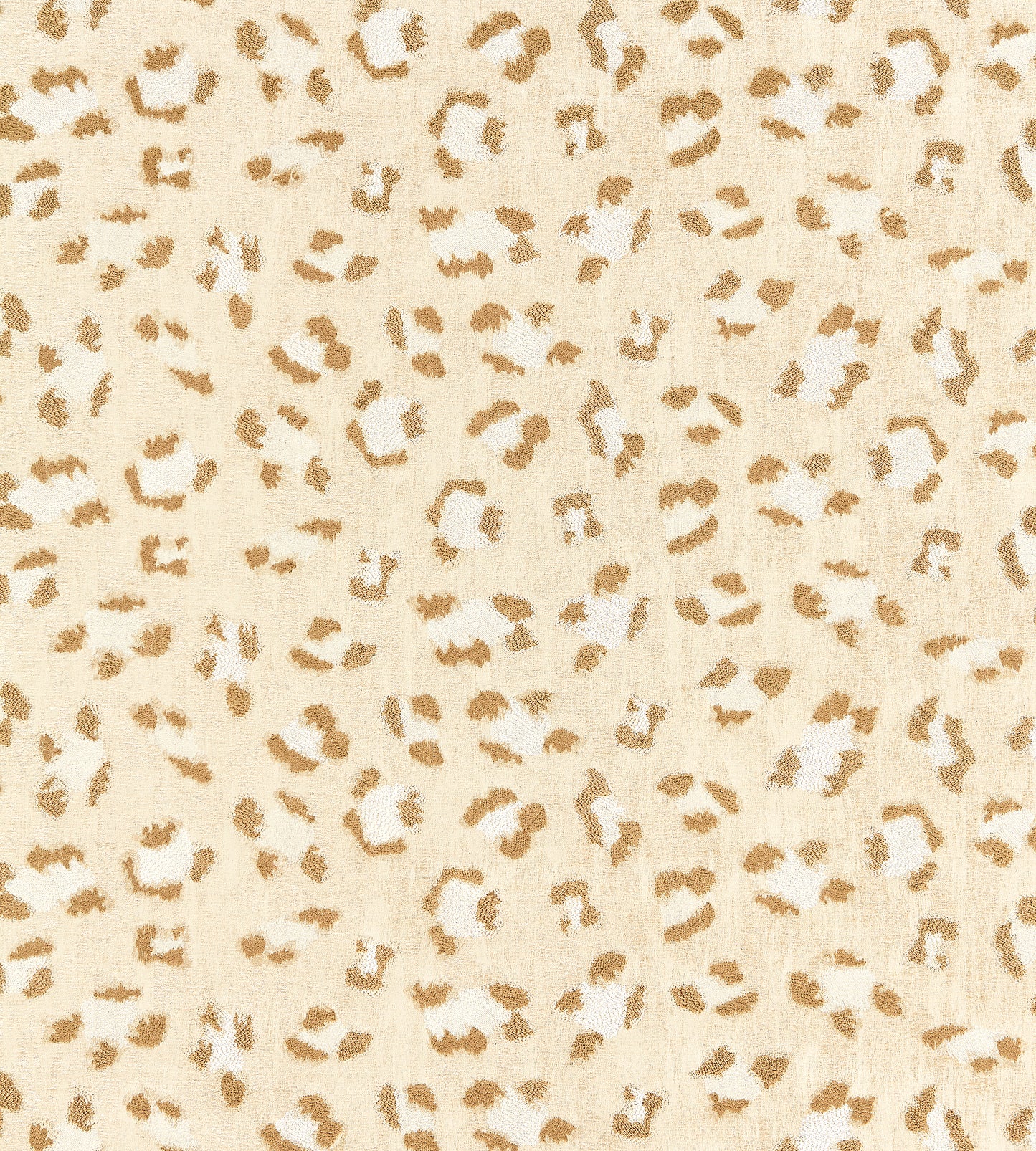 Purchase Scalamandre Fabric Item SC 000127075, Broderie Leopard Camel On Cream 1