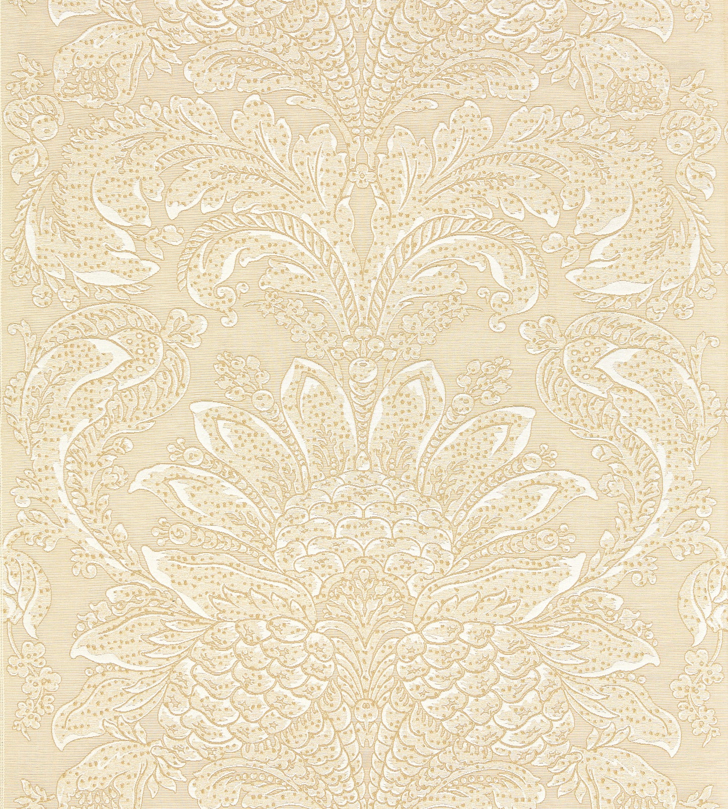 Purchase Scalamandre Fabric Pattern number SC 000127081, Carlotta Damask Bisque 1