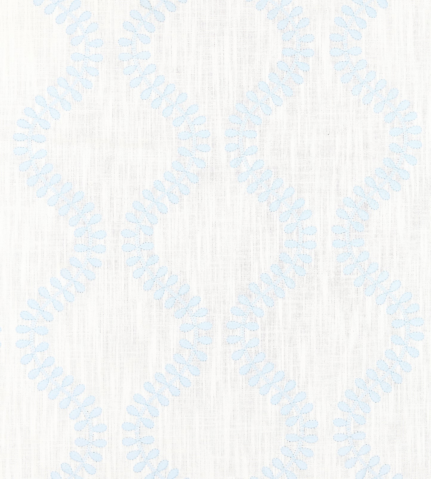 Purchase Scalamandre Fabric Item SC 000127127, Foglia Embroidery Sky 1