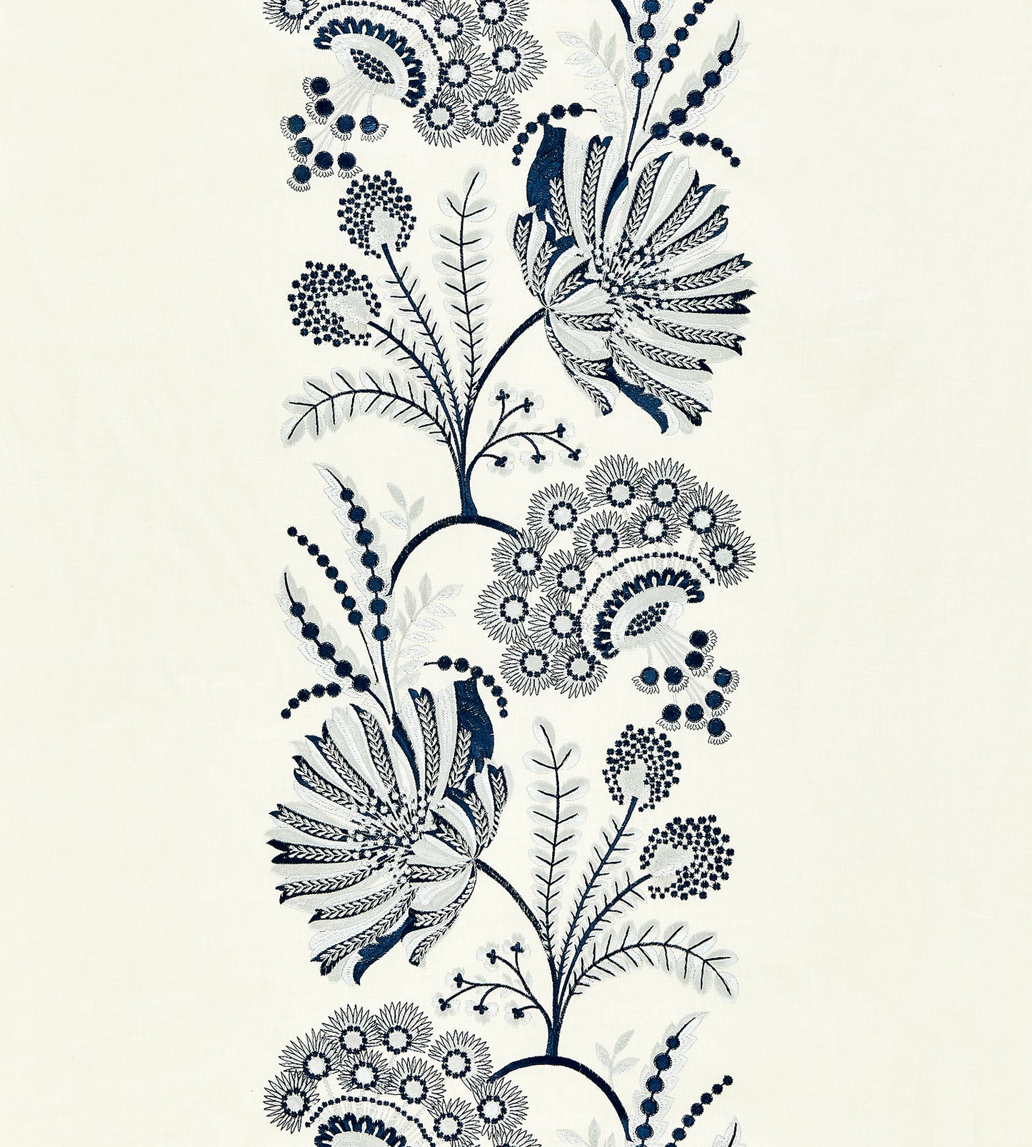 Purchase Scalamandre Fabric Product# SC 000127162, Annelise Embroidery Porcelain 1