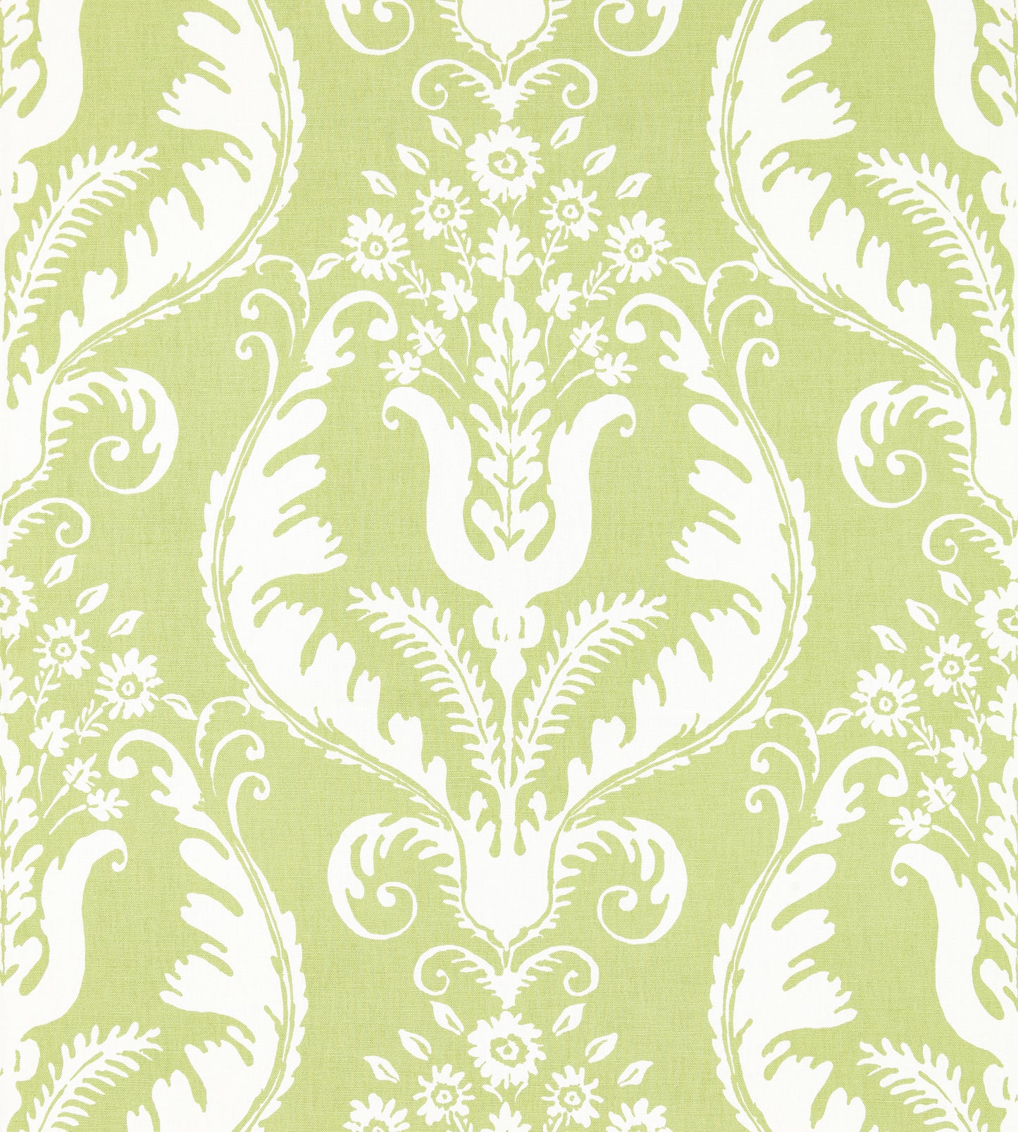 Purchase Scalamandre Fabric Pattern SC 000216597, Primavera Linen Print Celery 1