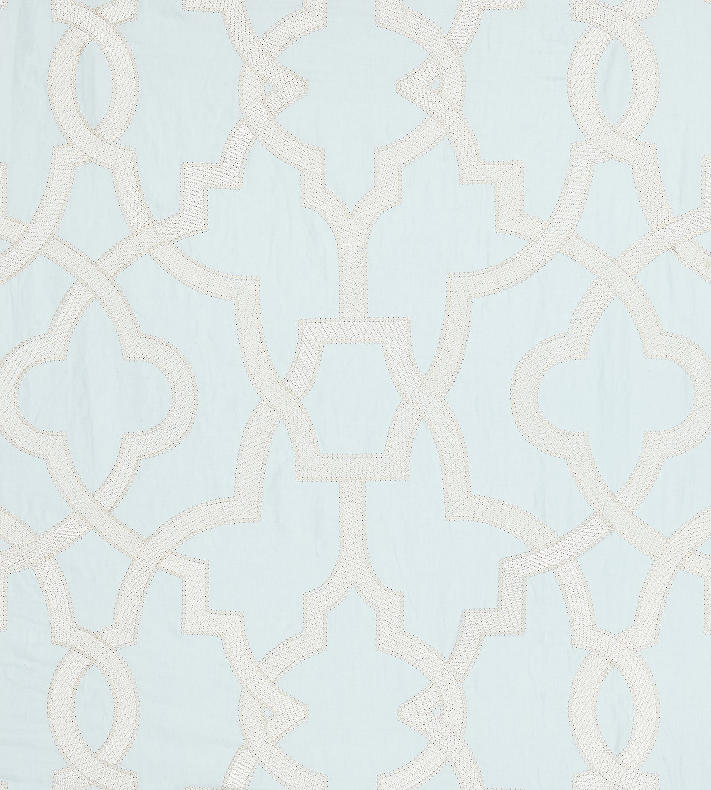 Purchase Scalamandre Fabric Product# SC 000227073, Damascus Embroidery Blue Mist 1