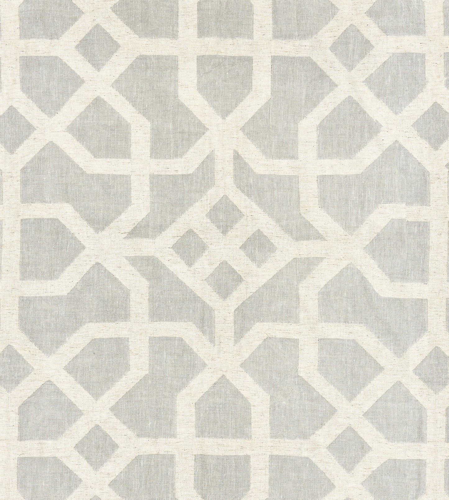 Purchase Scalamandre Fabric Product SC 000227149, Linen Lattice Mineral & Greige 1