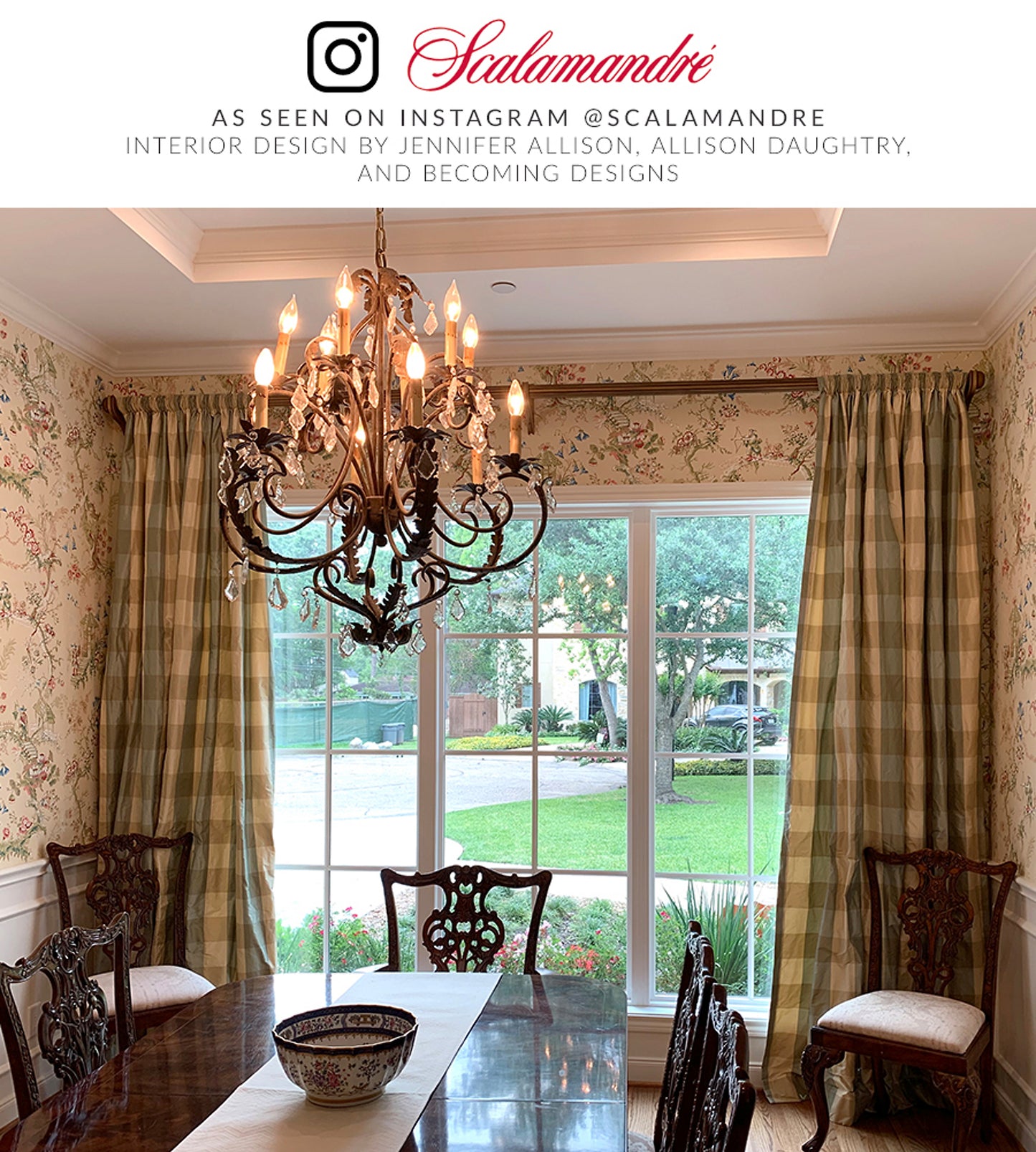 Purchase Scalamandre Fabric SKU SC 000236291, Woodland Check Green & Ivory 2