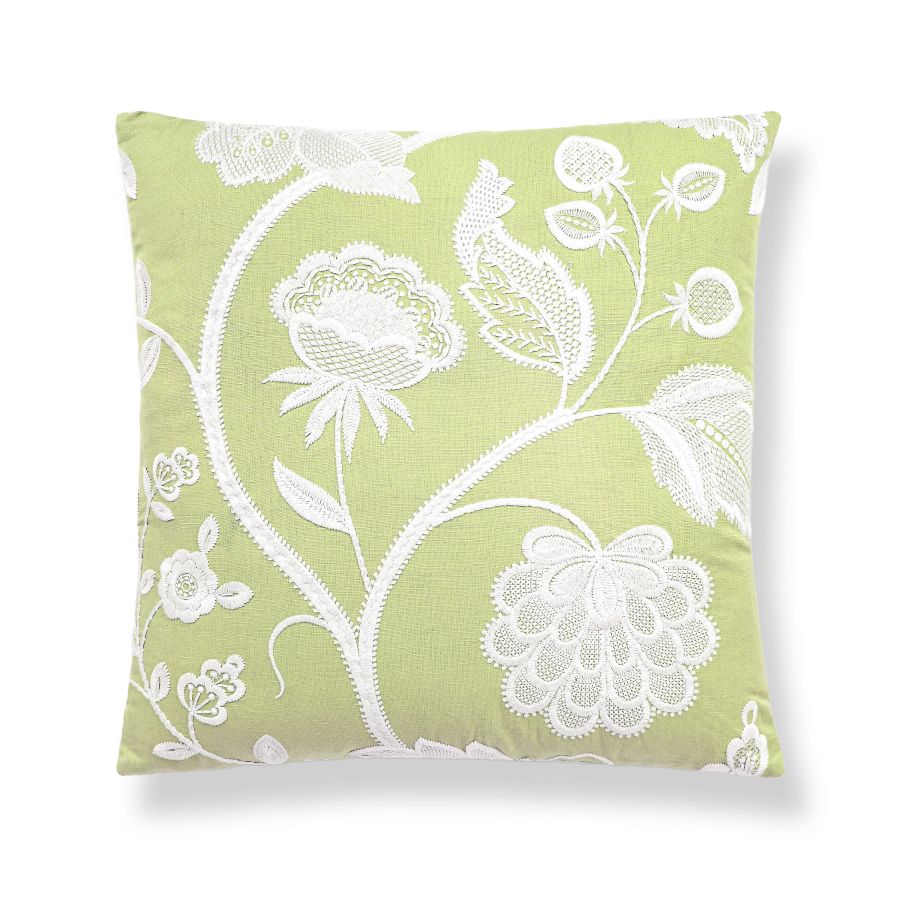 Purchase SCSDDK271510002 Kensington Embroidery, Celery - Scalamandre Pillows