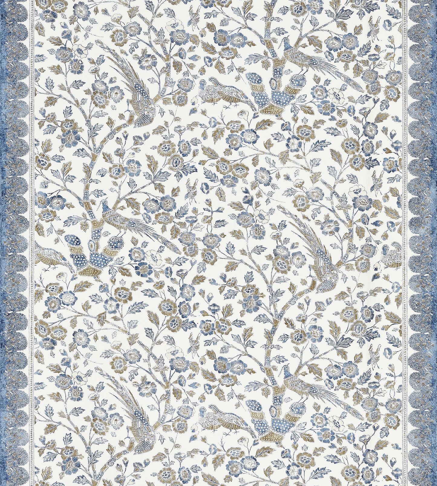 Purchase Scalamandre Fabric Item# SC 000316625, Anissa Print Lakeside 2