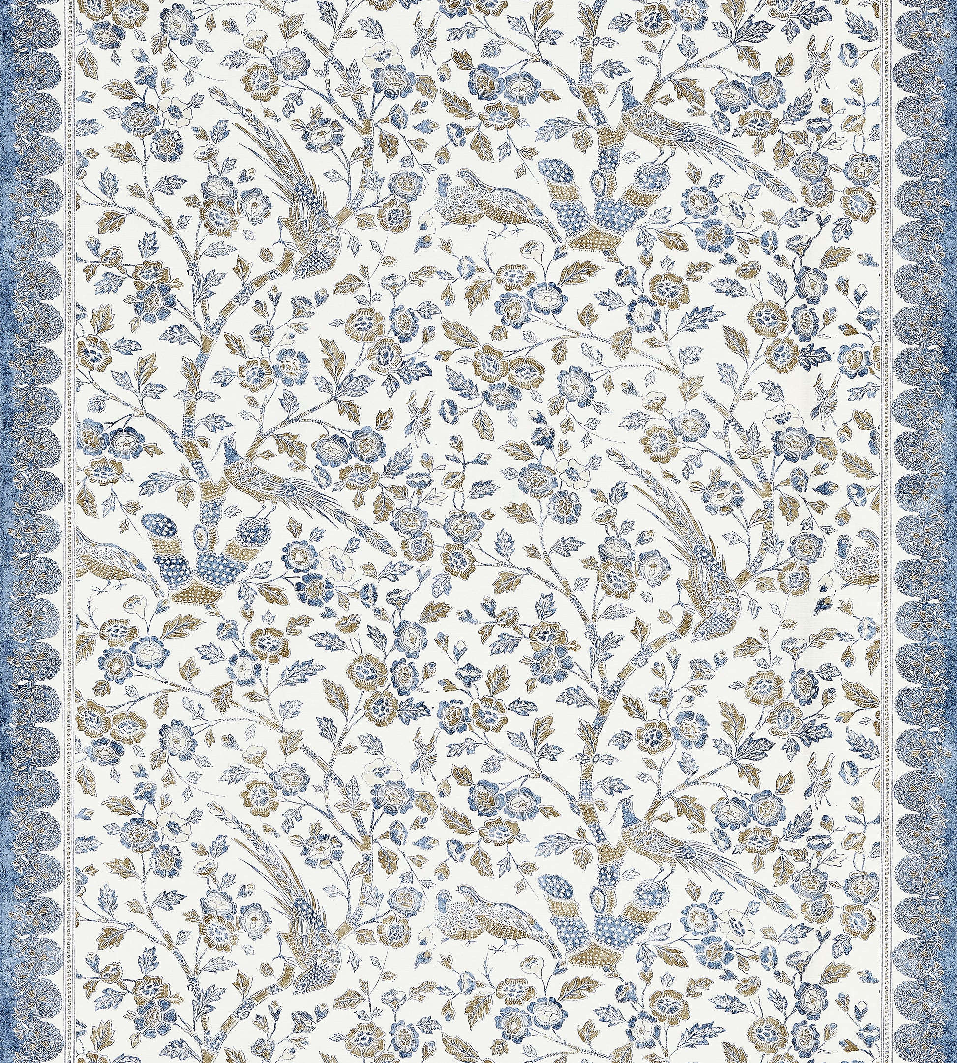 Purchase Scalamandre Fabric Item# SC 000316625, Anissa Print Lakeside 2
