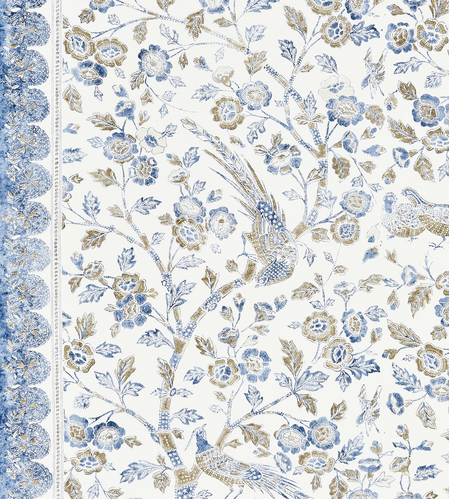 Purchase Scalamandre Fabric Item# SC 000316625, Anissa Print Lakeside 1