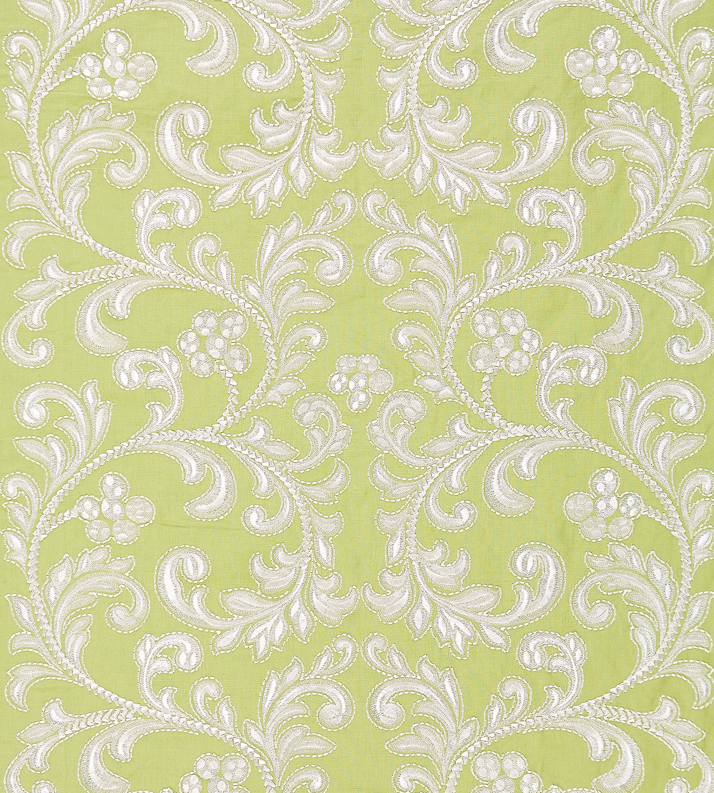 Purchase Scalamandre Fabric Item# SC 000327029, Chiara Embroidery Pear 1