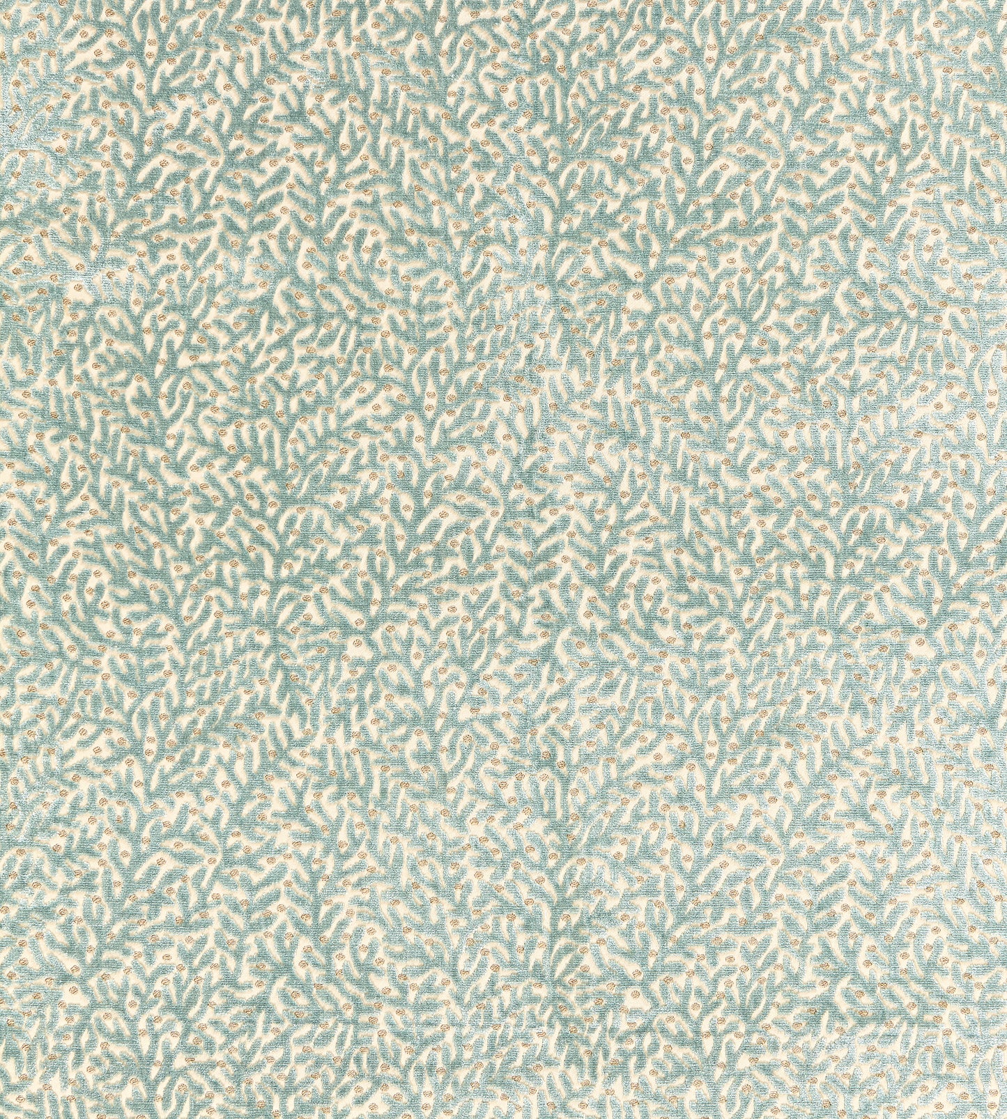 Purchase Scalamandre Fabric Product SC 000327077, Corallina Velvet Lagoon 1