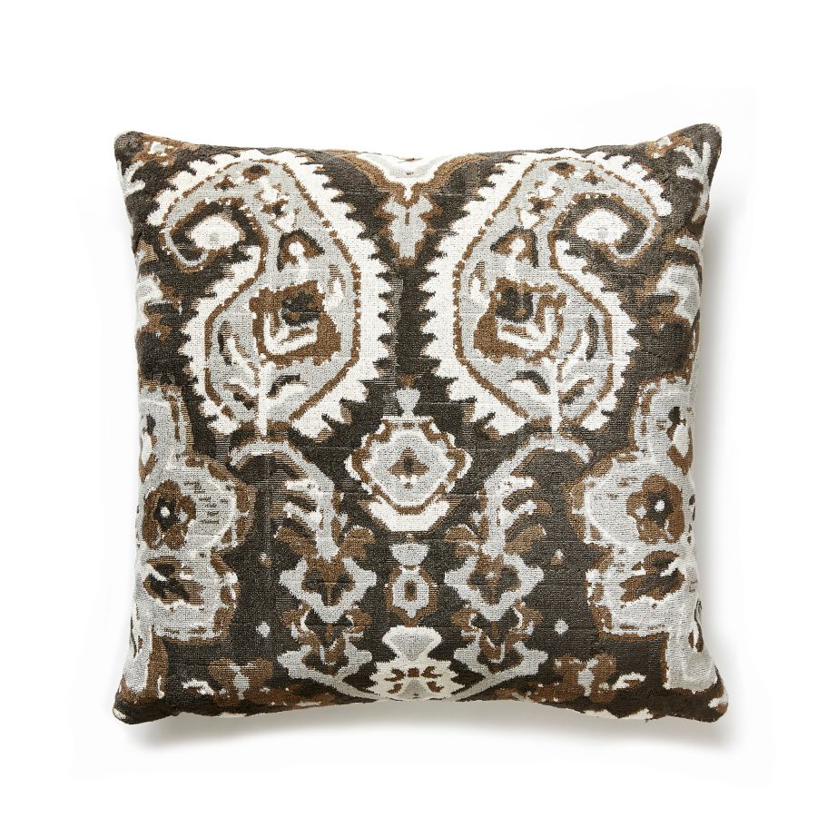 Purchase SCOUSHPILL0003 Oushak Linen Velvet, Smoke - Scalamandre Pillows