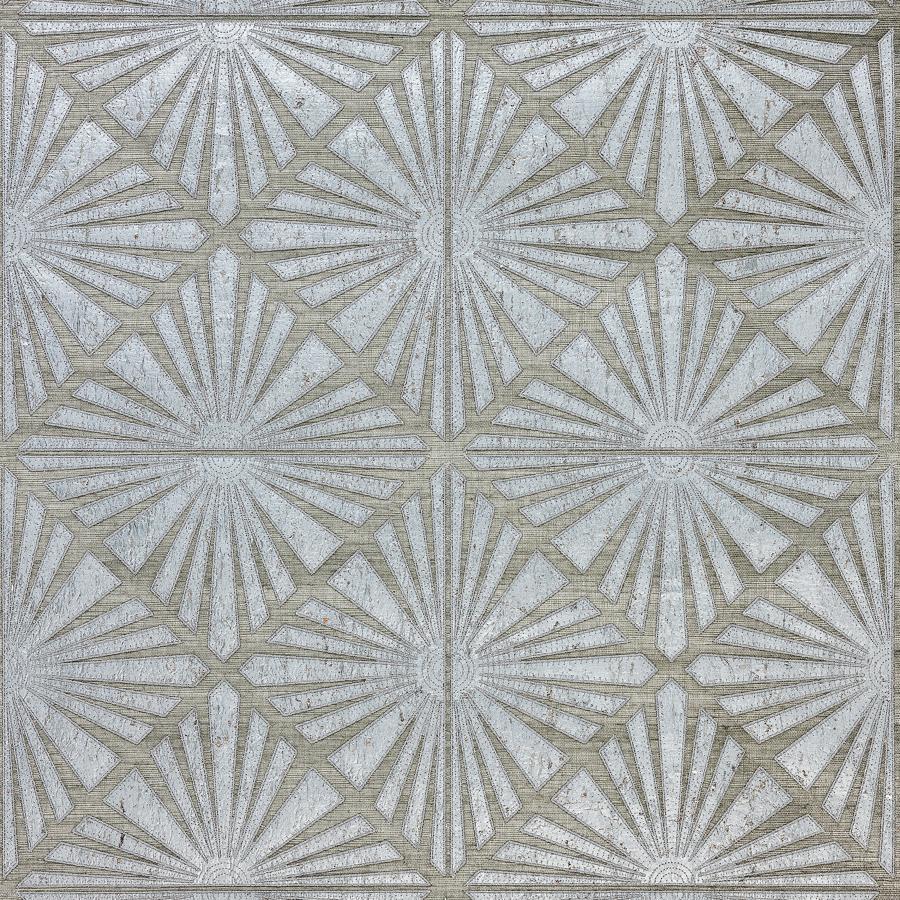 Purchase Scalamandre Wallpaper Pattern SC 0003WP88556 pattern name Milan Diamond Grasscloth color name Pewter.