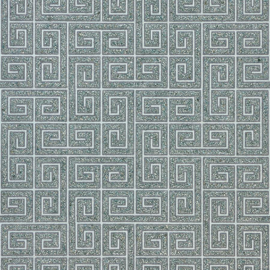 Purchase Scalamandre Wallpaper Item SC 0003WP88557 pattern name Fret Mosaic Grasscloth color name Mineral.