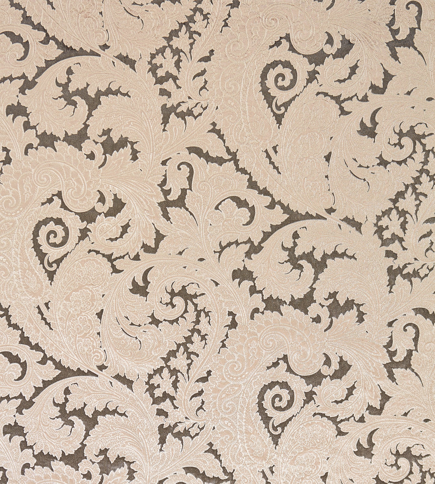 Purchase Scalamandre Fabric SKU SC 000416565, Palermo Velvet Paisley Pewter 1