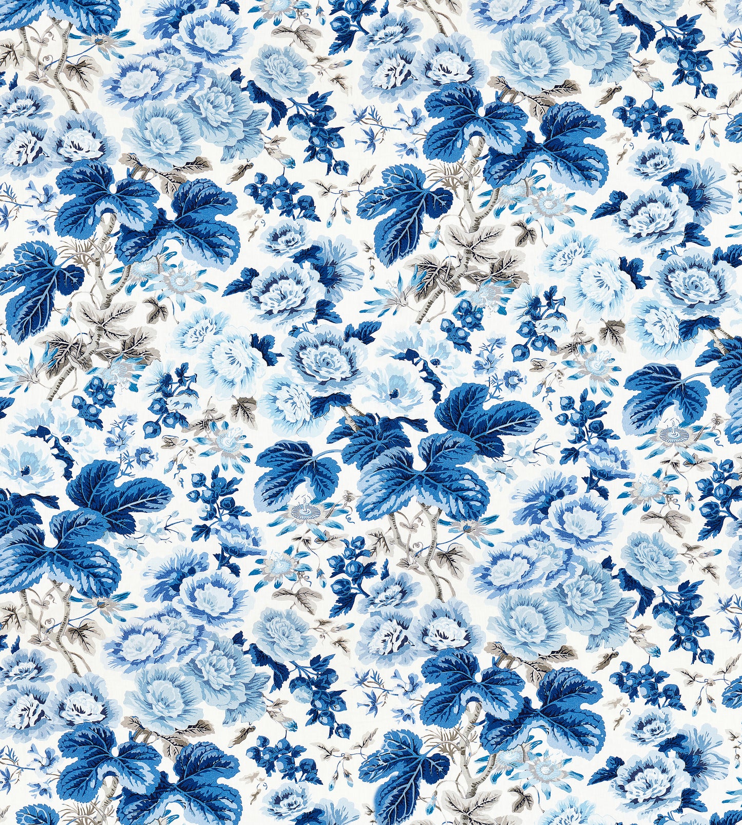 Purchase Scalamandre Fabric Product# SC 000416595, Highgrove Linen Print Porcelain 5