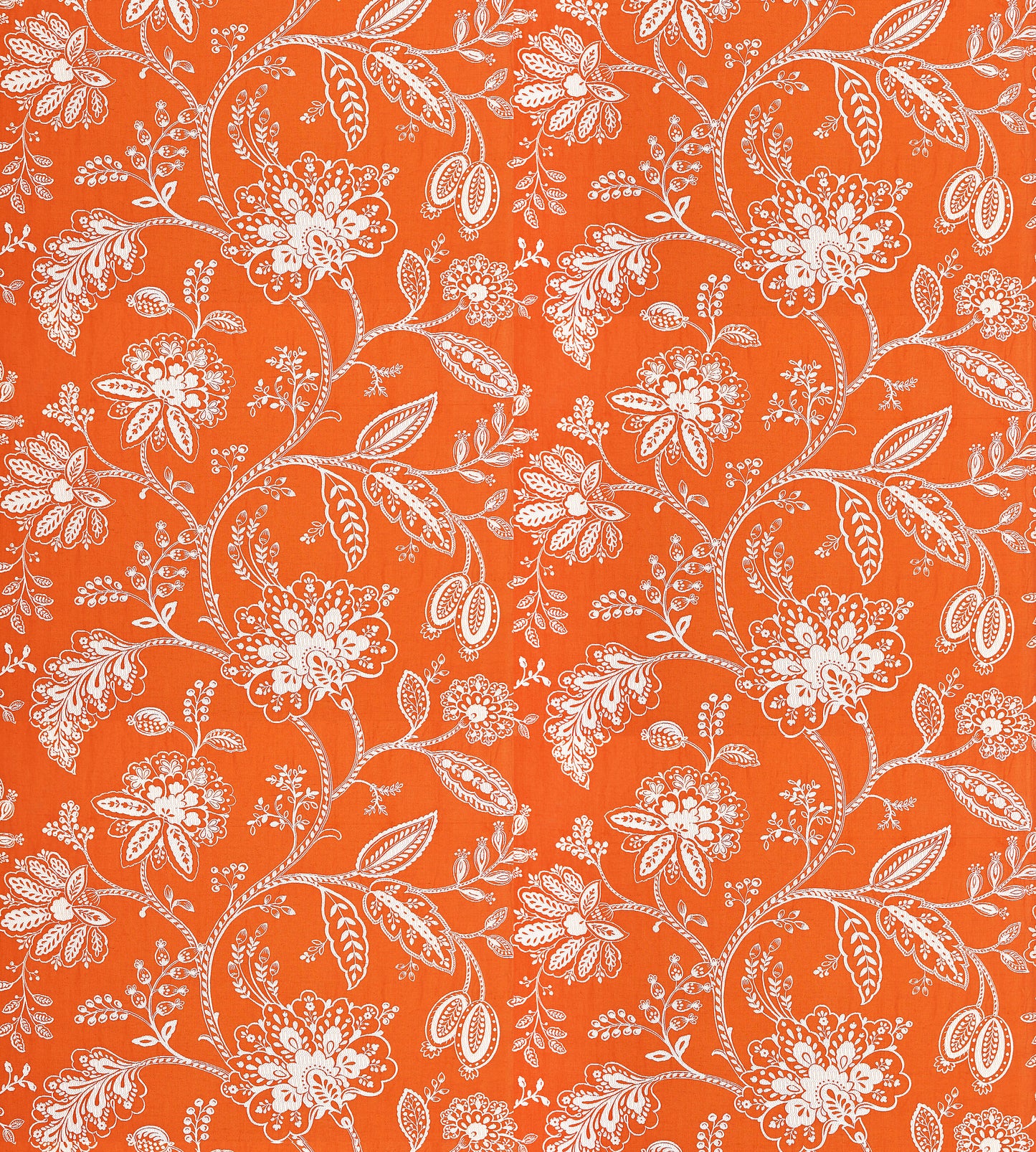 Purchase Scalamandre Fabric Pattern# SC 000427011, Kaveri Vine Mandarin 3