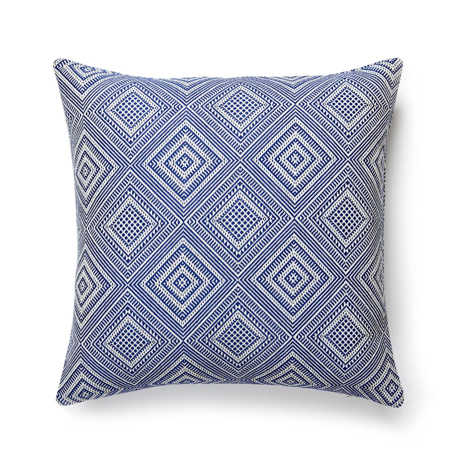 Purchase SCANTGPILL0005 Antigua Weave Outdoor, Indigo - Scalamandre Pillows