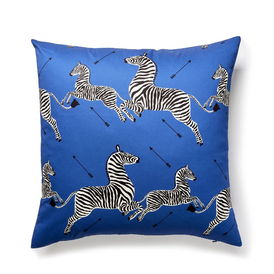 Purchase SCPZEBPILL0006 Zebras Petite, Denim - Scalamandre Pillows
