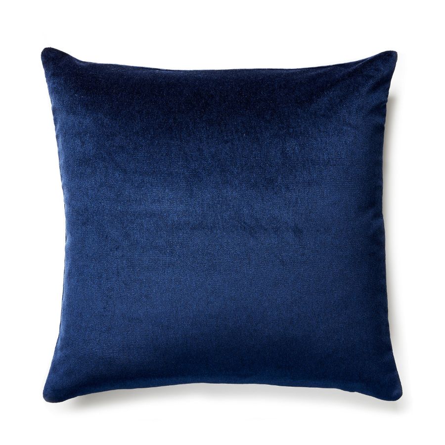 Purchase SCBAYPILL0007 Bay Velvet Outdoor, Navy - Scalamandre Pillows