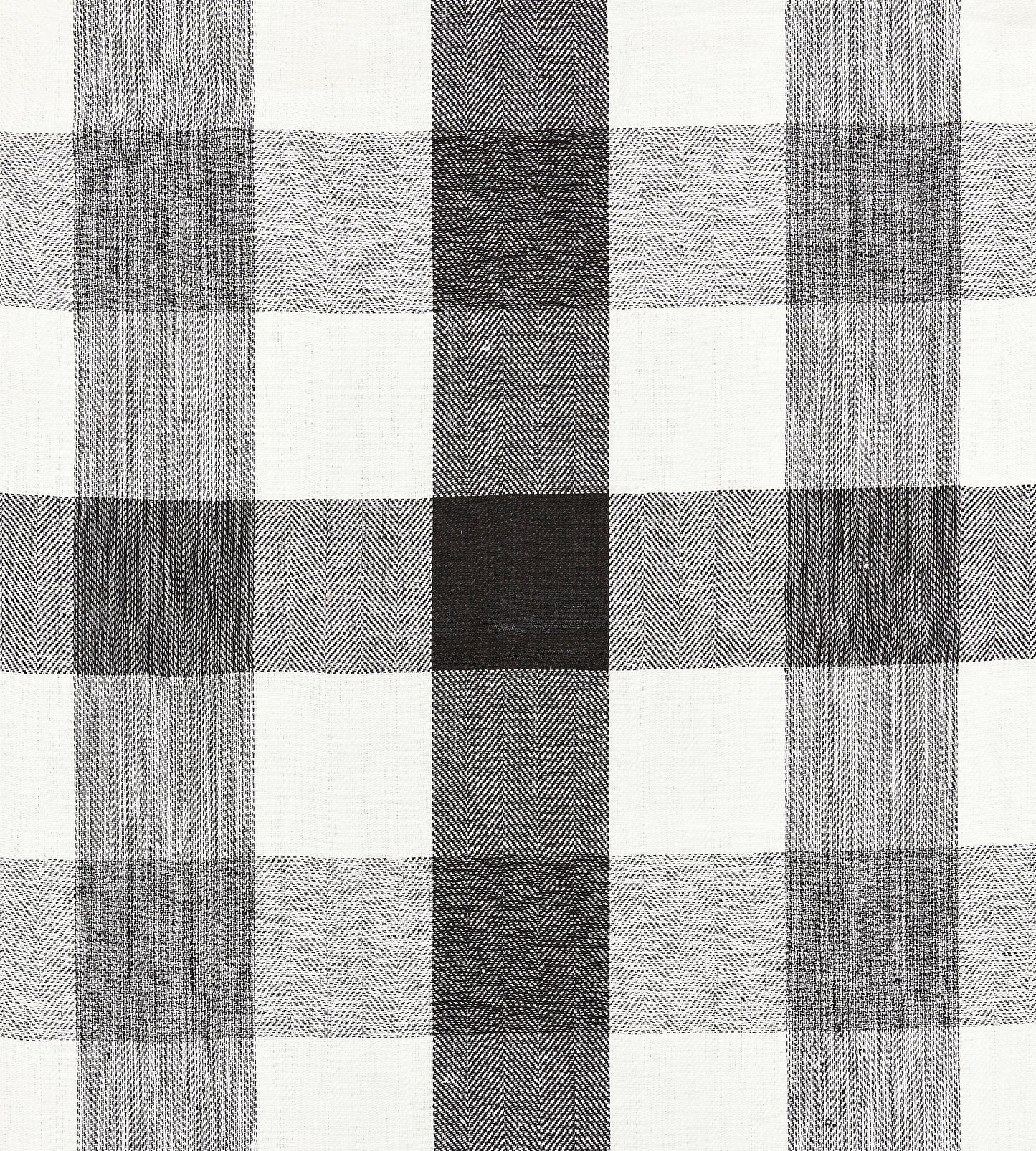 Purchase Scalamandre Fabric Product SC 000927135, Westport Linen Plaid Noir 1