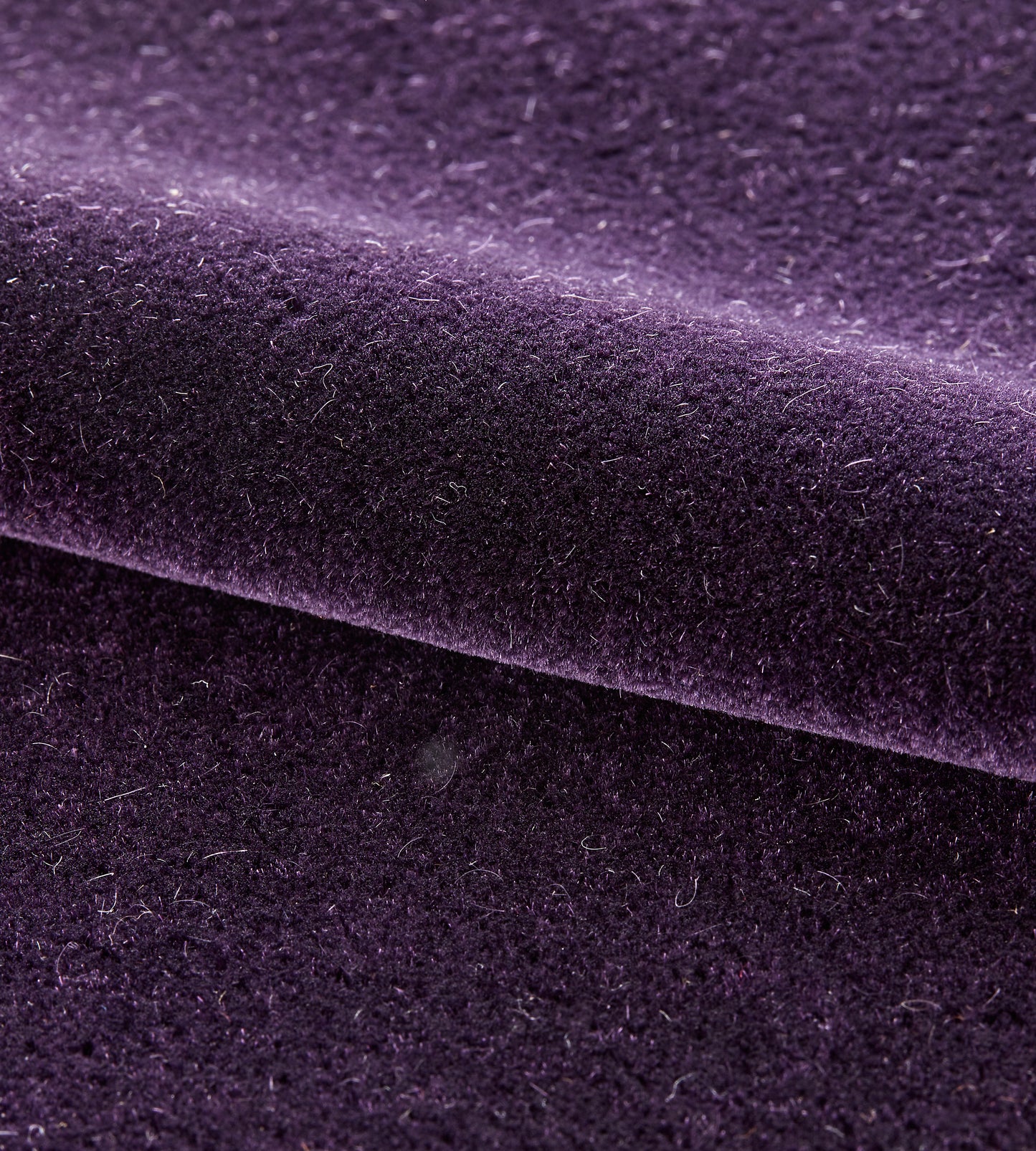 Purchase Scalamandre Fabric Pattern SC 001036366, Asti Mohair Aubergine 1