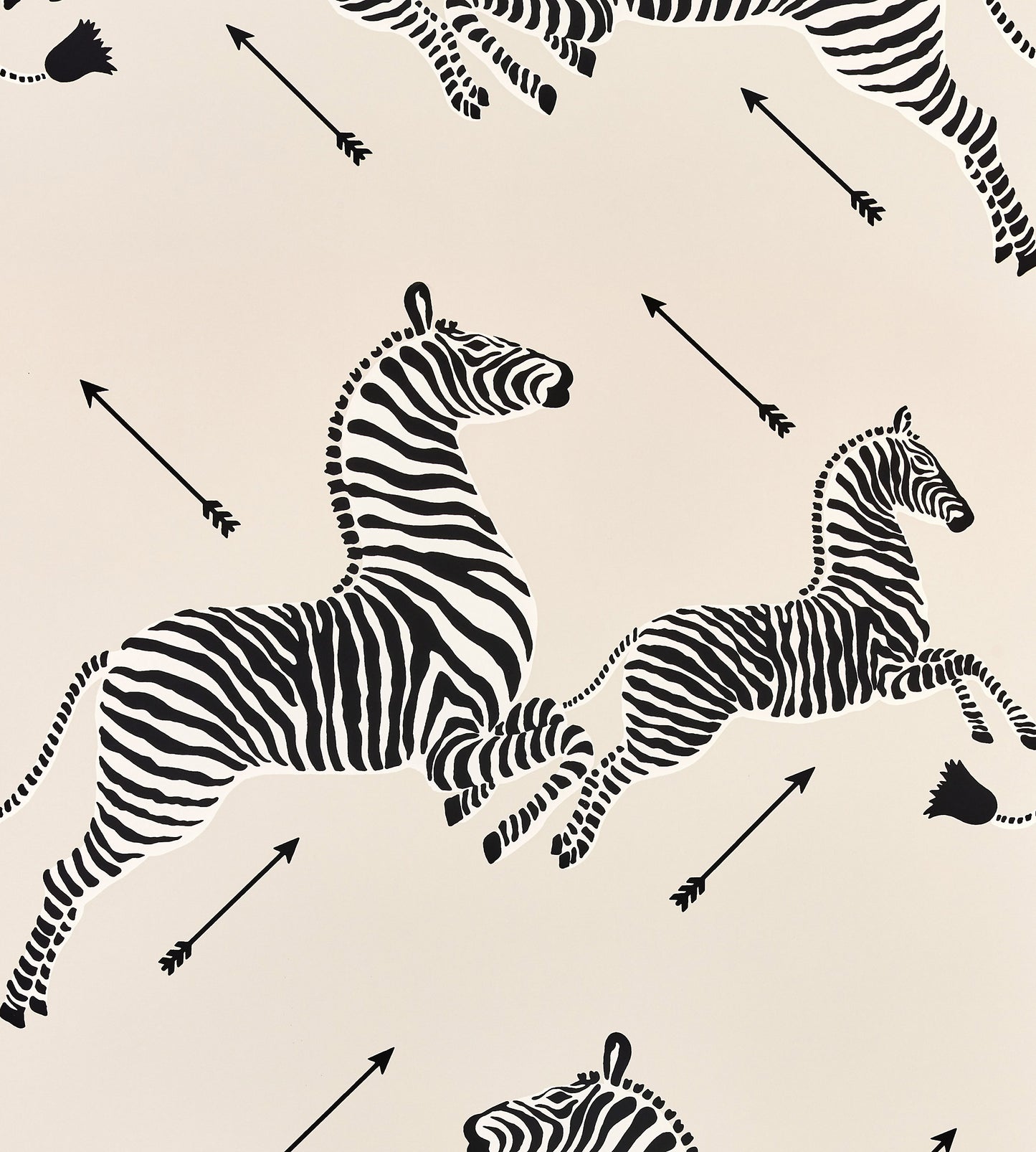 Purchase Scalamandre Wallpaper SKU SCWP81388M0013 pattern name Zebras | Wallpaper color name Sandstone.