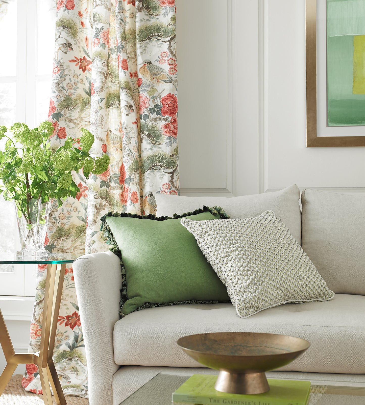 Purchase Scalamandre Fabric SKU# SC 000216601, Shenyang Linen Print Porcelain 3