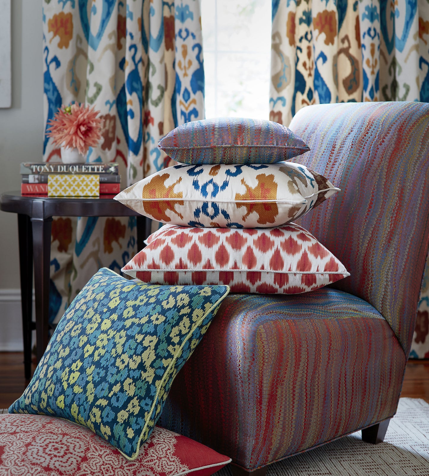 Purchase Scalamandre Fabric Pattern SC 000327168, Josephine Carnelian 2