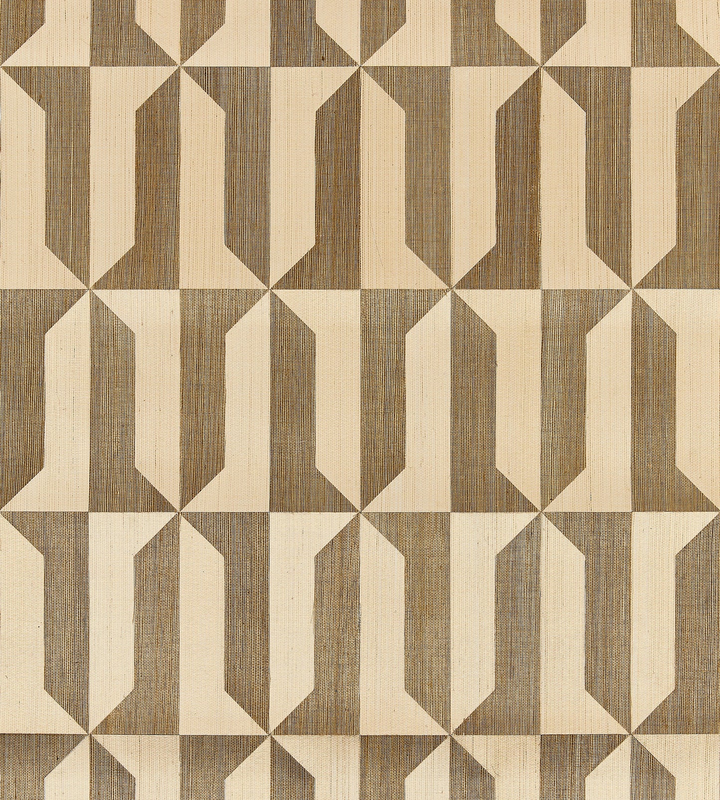 Acquire Scalamandre Wallpaper Pattern Sc 0002Wp88463 Name Mezzo - Sisal Champagne & Galleon Gold Geometric|Graphic Wallpaper