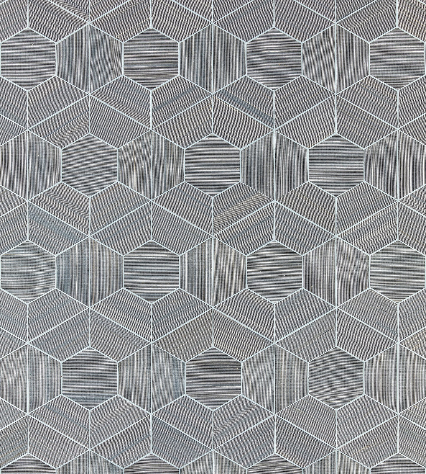 Purchase Scalamandre Wallpaper Pattern Sc 0002Wp88469 Name Hive - Abaca Blue Ice Geometric Wallpaper