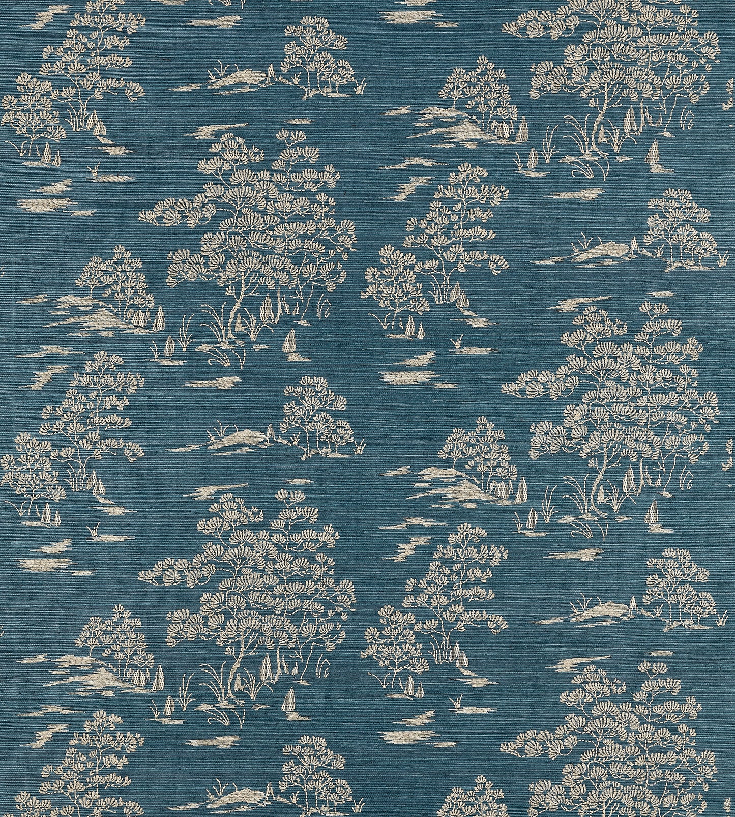 Save Scalamandre Wallpaper Pattern Sc 0004Wp88445 Name Katsura Embroidered Toile Peacock Botanical Wallpaper