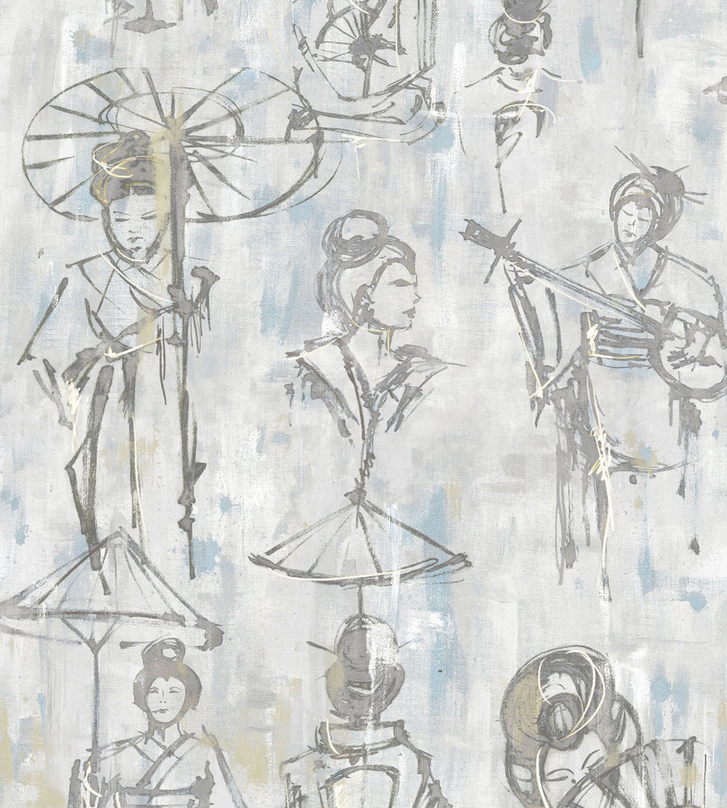Buy Scalamandre Wallpaper Pattern Sc 0004Wp88450 Name Yumiko Silver Screen Scenic Wallpaper