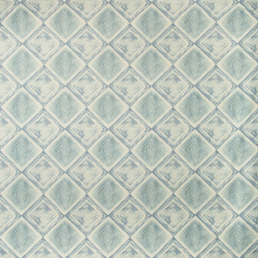 Sample SHERLEE.5.0 Sherlee Blue Geometric Kravet Design Fabric