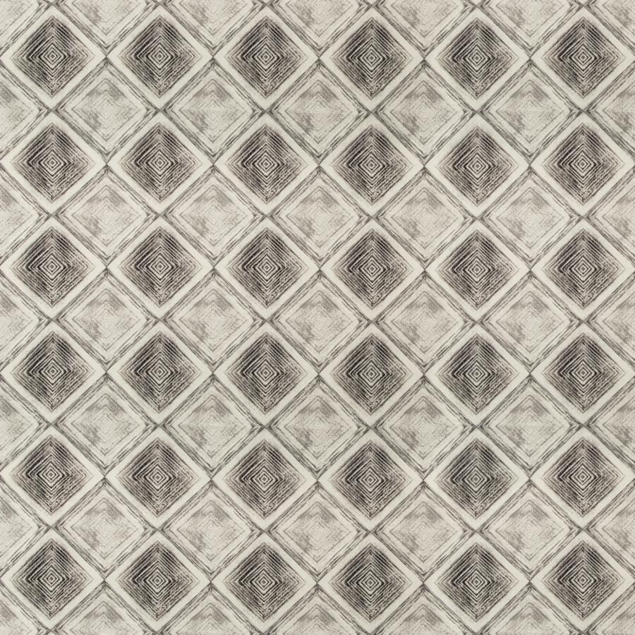 Sample SHERLEE.81.0 Sherlee Black Geometric Kravet Design Fabric