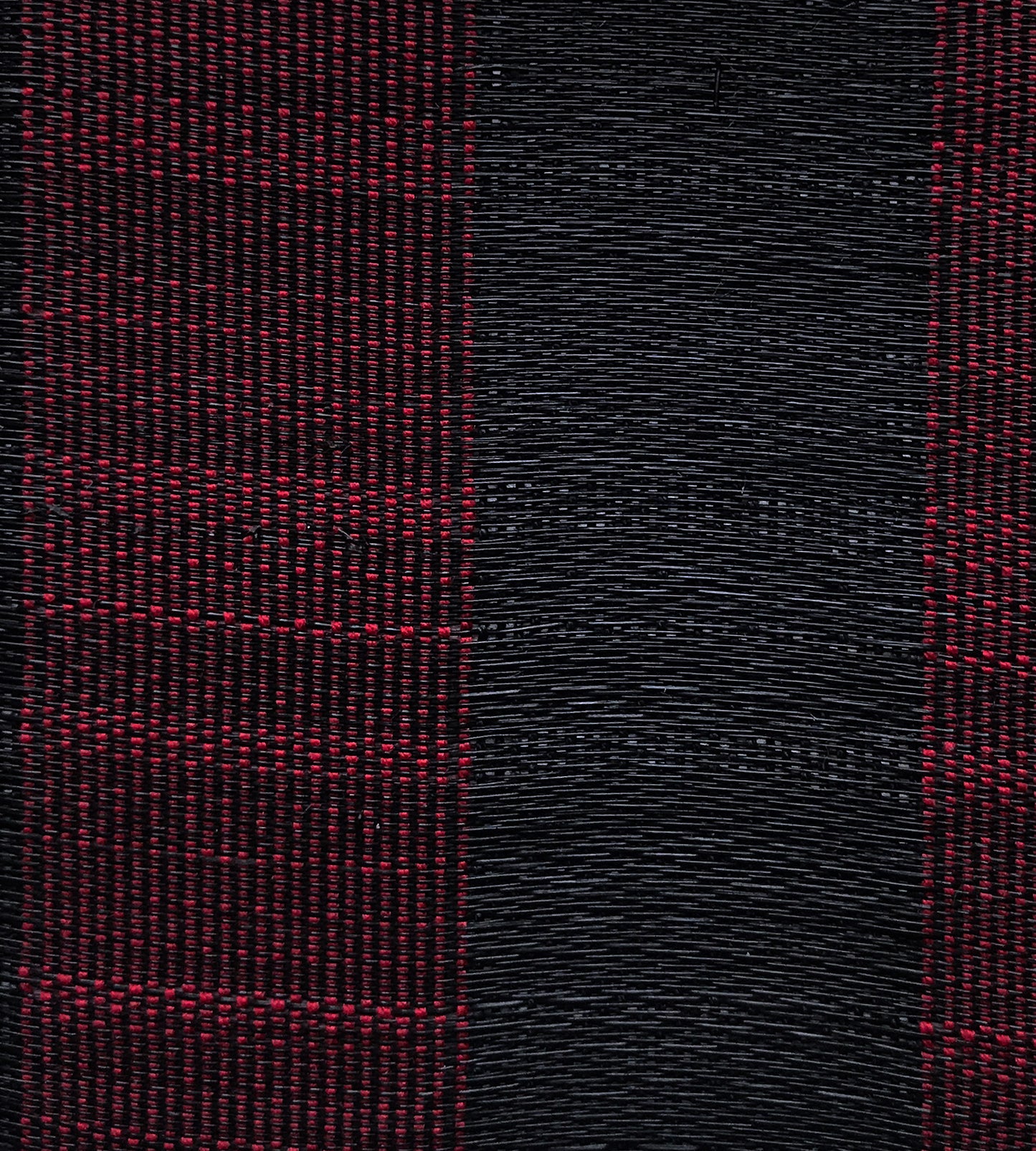 Purchase Old World Weavers Fabric Pattern# SK 0017H605, Fredericksborg Horsehair Black / Burgundy 1