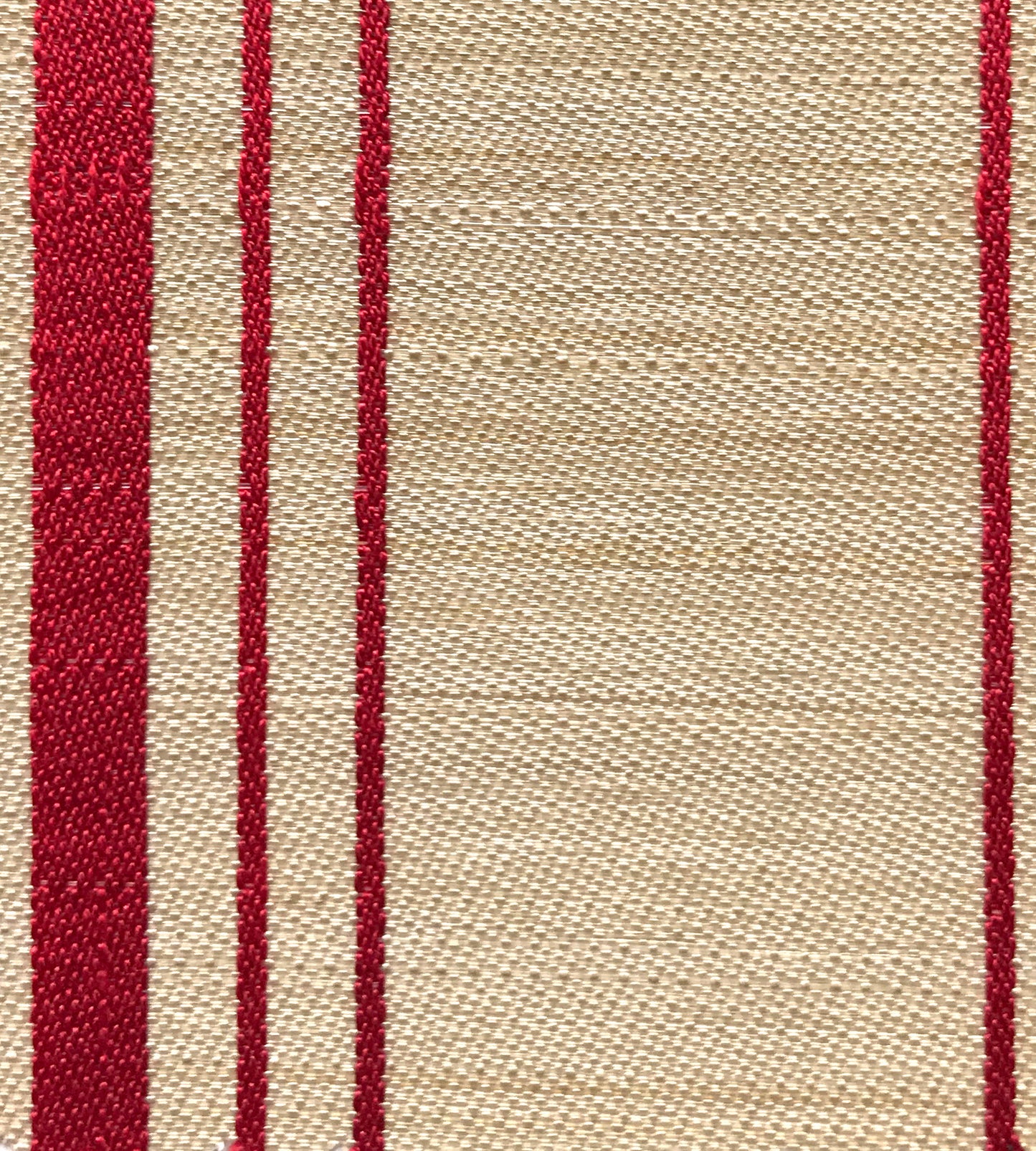 Purchase Old World Weavers Fabric Item# SK 0071B100, Ardennais Silk Horsehair Red / Beige 1
