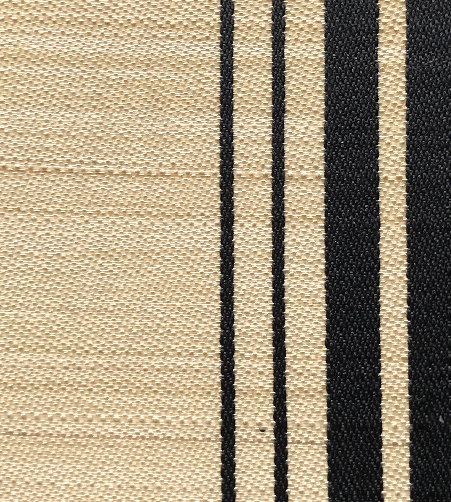 Purchase Old World Weavers Fabric Item SK 0073B100, Ardennais Silk Horsehair Black / Beige 1