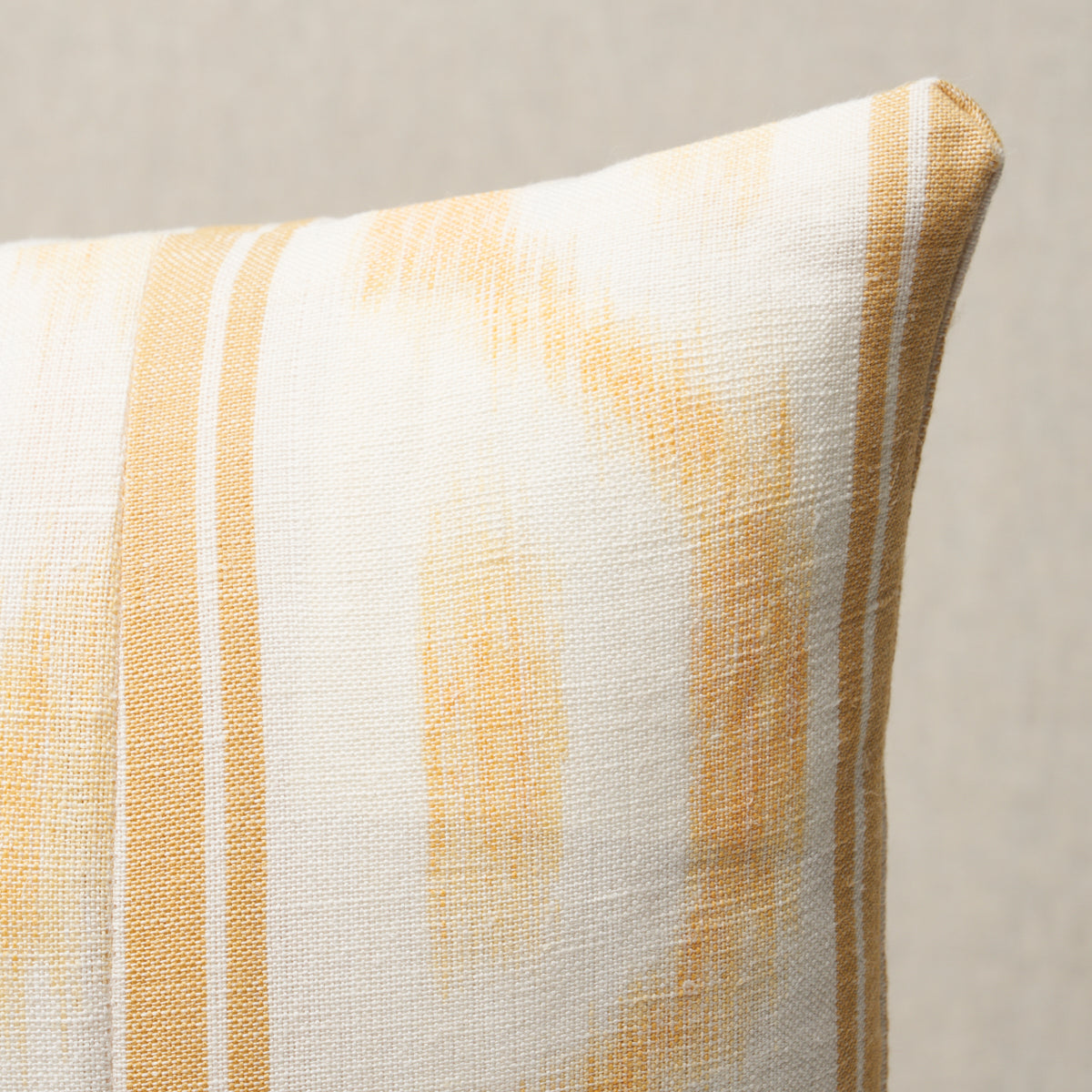 Purchase So17650522 | Santa Monica Ikat Pillow, Yellow - Schumacher Pillows