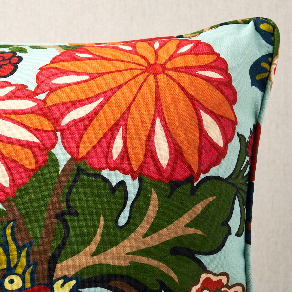 Purchase So17731004 | Chiang Mai Dragon I/O Pillow, Aquamarine - Schumacher Pillows